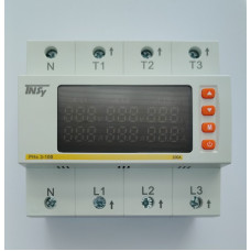 Реле РНс3-100 3ф 100А 6мод. 3×230/400В контроль напруги та струму