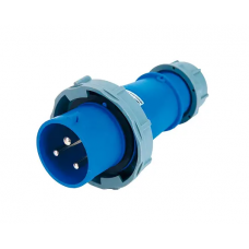Вилка 0332 PRO переносна 2Р+PЕ 63А 220В IP67 TNSy
