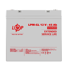 Акумулятор гелевий LPM-GL 12V - 45 Ah