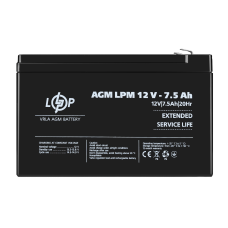 Акумулятор AGM LPM 12V - 7.5 Ah