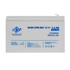 Акумулятор мультигелевий LPM-MG 12V - 7.2 Ah