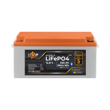 Акумулятор LP LiFePO4 12,8V - 230 Ah (2944Wh) (BMS 100A/100А) пластик Smart BT