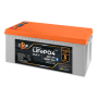 Акумулятор LP LiFePO4 25,6V - 230 Ah (5888Wh) (BMS 200A/100А) пластик LCD Smart BT