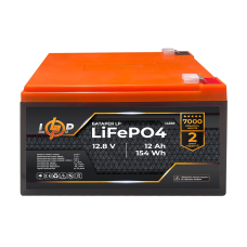 Акумулятор LP LiFePO4 12V (12,8V) - 12 Ah (154Wh)