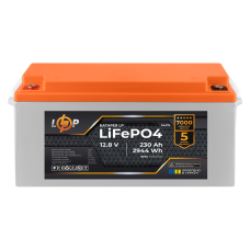 Акумулятор LP LiFePO4 12,8V - 230 Ah (2944Wh) (BMS 150A/75A) пластик