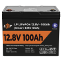 Акумулятор LP LiFePO4 12V (12,8V) - 100 Ah (1280Wh) (Smart BMS 100А) з BT пластик