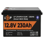 Акумулятор LP LiFePO4 12V (12,8V) - 230 Ah (2944Wh) (Smart BMS 150А) з BT пластик