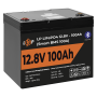 Акумулятор LP LiFePO4 12V (12,8V) - 100 Ah (1280Wh) (Smart BMS 100А) з BT пластик