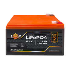 Акумулятор LP LiFePО4 12,8V - 9 Ah (115,2Wh)