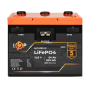 Акумулятор LP LiFePO4 12,8V - 64 Ah (820Wh) (BMS 80A/40А) пластик 2XT90 4USB стартер