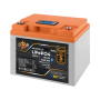 Акумулятор LP LiFePO4 12,8V - 50 Ah (640Wh) (BMS 80А/50A) пластик LCD Smart BT