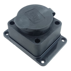 Розетка з захисною кришкою з/к RUBBER IP44 TNSy