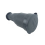 Розетка з захисною кришкою з/к переносна RUBBER IP44 TNSy