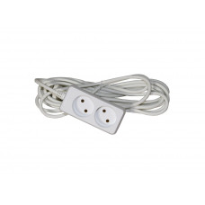 Подовжувач П25W 2 місця 2Р/ 5 метрів 2х1мм2 б/з