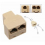 Прохідний адаптер кат.5e UTP, тип RJ45 + 2 RJ45 TNSy