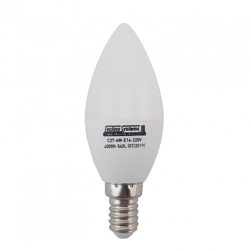 Светодиодная лампа LED C37 8W/4000K/E14 ICCD