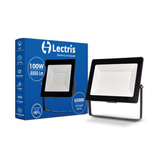 Прожектор LED Lectris 100W 8800Лм 6500K 185-265V IP65