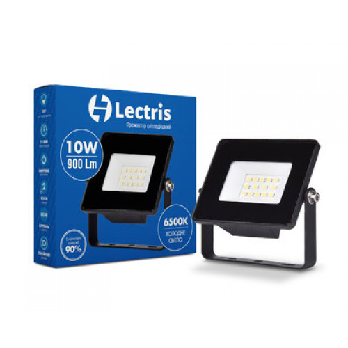 Прожектор LED Lectris 10W 900Лм 6500K 185-265V IP65