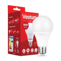 Лампа LED Vestum A70 20W 3000K 220V E27