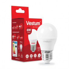 Лампа LED Vestum G45 6W 4100K 220V E27
