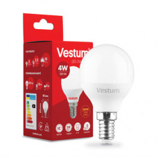 Лампа LED Vestum G45 4W 3000K 220V E14
