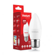 Лампа LED Vestum C37 6W 4100K 220V E27