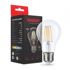 Светодиодная филаментная лампа Vestum А60 Е27 9Вт 220V 4100К 1-VS-2109