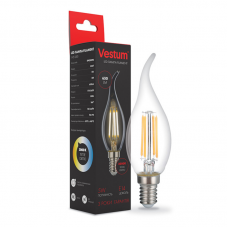 Светодиодная филаментная лампа Vestum С35Т Е14 5Вт 220V 3000К 1-VS-2410