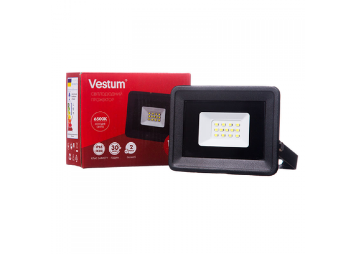 Прожектор LED Vestum   10W 900Лм 6500K 185-265V IP65