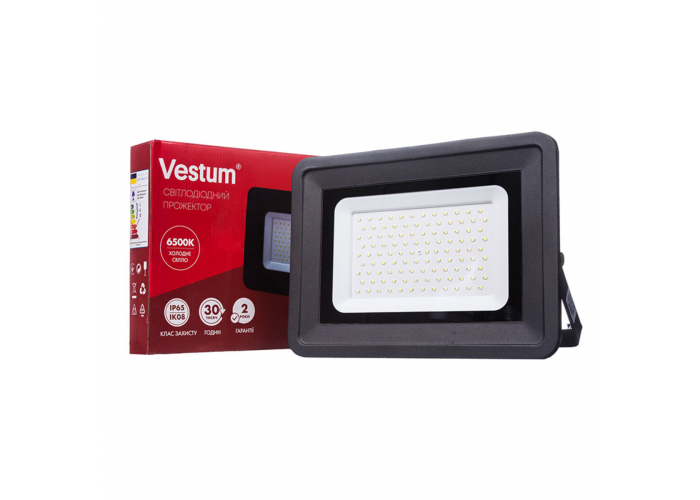 Прожектор LED Vestum 100W 8800Лм 6500K 185-265V IP65