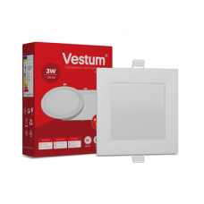 Светильник LED врезной квадратный Vestum 3W 4000K 220V