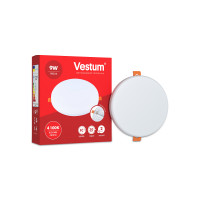 Светильник LED без рамки круг Vestum 9W 4100K
