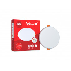 Светильник LED без рамки круг Vestum 12W 4100K