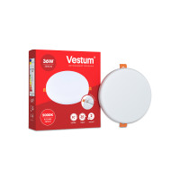 Светильник LED без рамки круг Vestum 36W 4100K