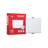 Светильник LED без рамки квадрат Vestum 18W 4100K