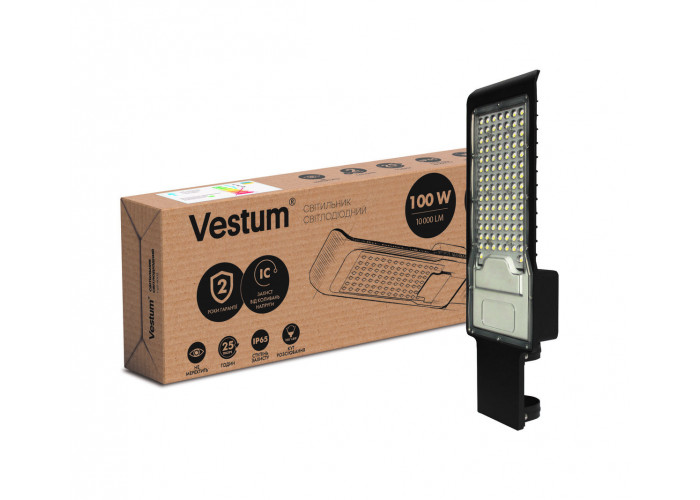 Светильник консольный Vestum 100W 10000Лм 6500К 85-265V IP65