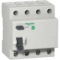 Дифференциальный выключатель 4Р 0,03А 63А Тип АС Easy9 Schneider Electric