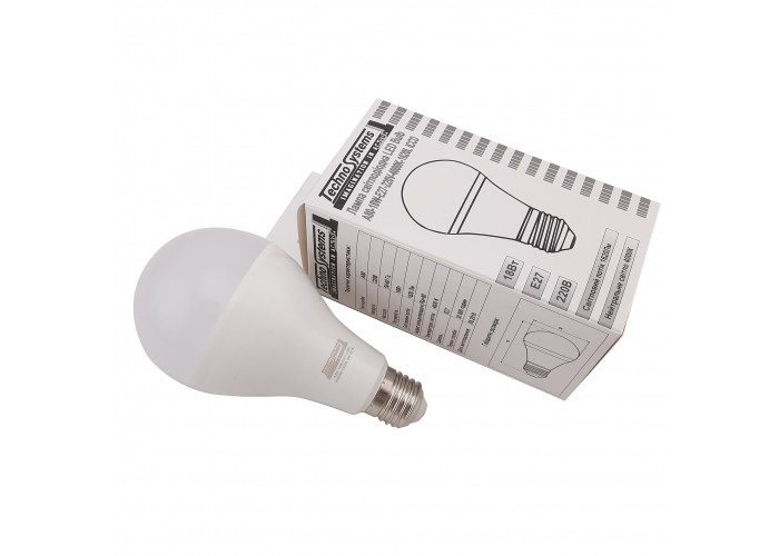 Светодиодная лампа LED Bulb-A80-18W-E27-220V-4000K-1620L ICCD