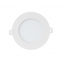 Светильник врезной LED Round Downlight 6W-220V-420L-4000K Alum