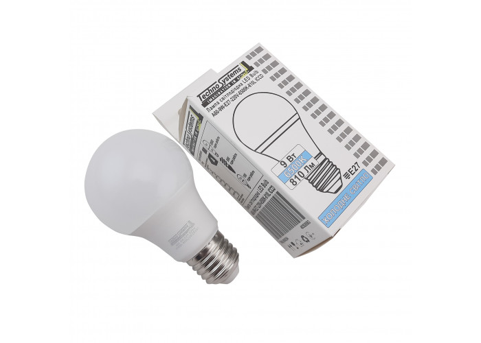 Светодиодная лампа LED Bulb-A60-9W-E27-220V-6500K-810L ICCD