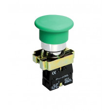 Кнопка XB2-BC31 1NO "гриб" без подсветки зеленый