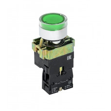 Кнопка XB2-BW3361 1NO с подсветкой, зеленый