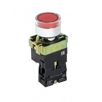Кнопка XB2-BW3461 1NO с подсветкой, красный