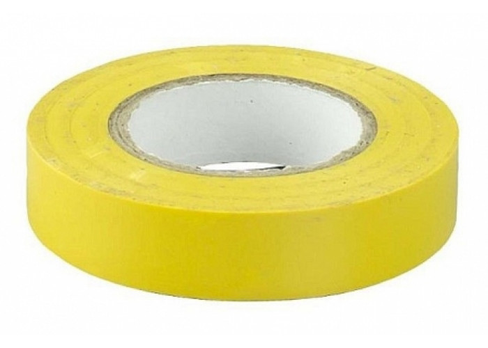 Изоляционная лента 0,13х15 мм желтая 20 метров ИЭК