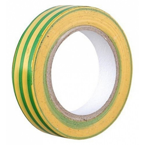 Изоляционная лента 0.18х19 мм желто-зеленая 20 м ИЭК