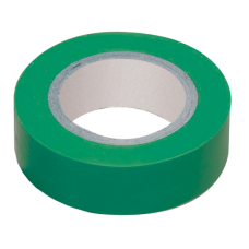 Изоляционная лента 0.13х15 мм зеленая 20 м ИЭК