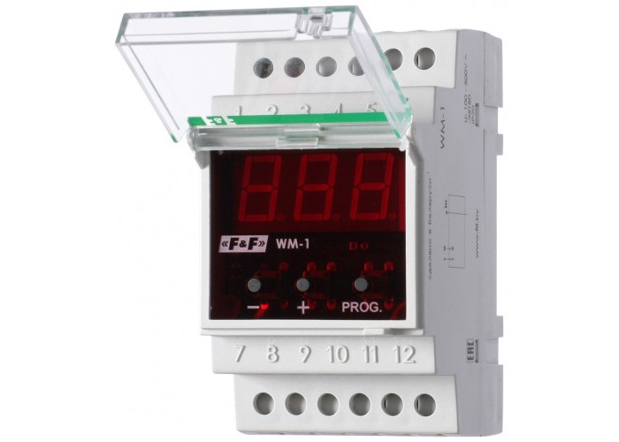Индикатор мощности, тока и напряжения WM-1, 0,5-10 кВт, 1-50 А, 100-300 В