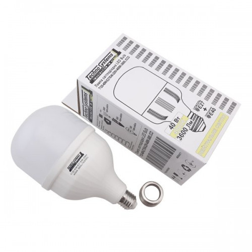 Лампа светодиодная LED Bulb-T120-40W-E27-E40-220V-4000K-3600L ICCD