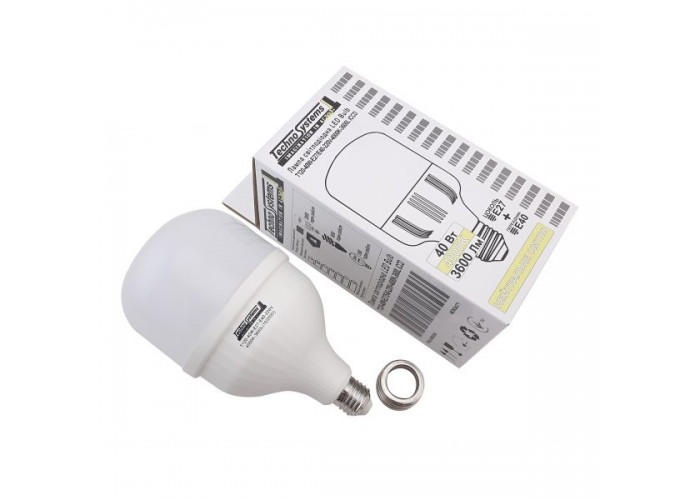 Лампа светодиодная LED Bulb-T120-40W-E27-E40-220V-4000K-3600L ICCD