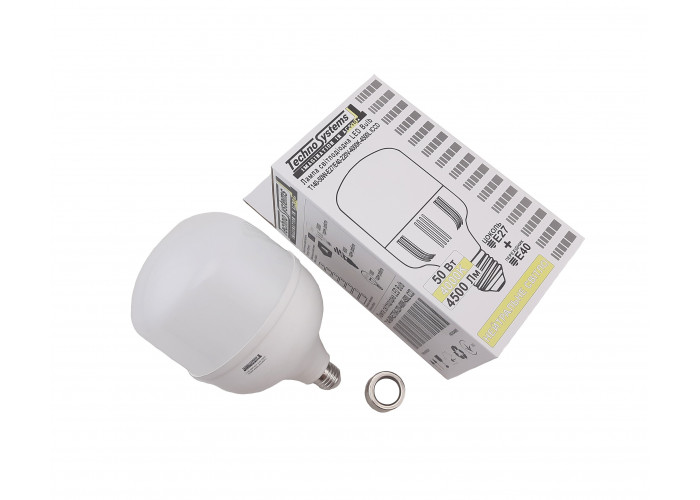 Лампа светодиодная LED Bulb-T140-50W-E27-E40-220V-4000K-4500L ICCD